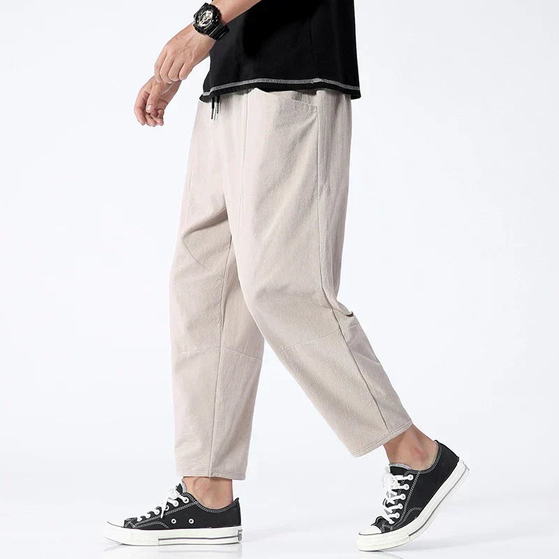 Kyoto | Cropped Hose für Herren mit schmaler Passform