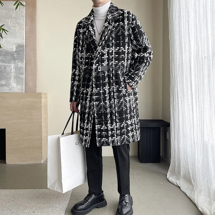 Jones | Jacquard Trenchcoat mit langen Ärmeln