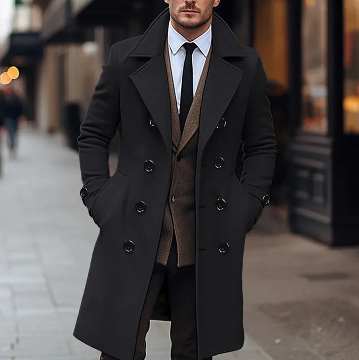 Jude | Chic Herren Trenchcoat mit langen Ärmeln