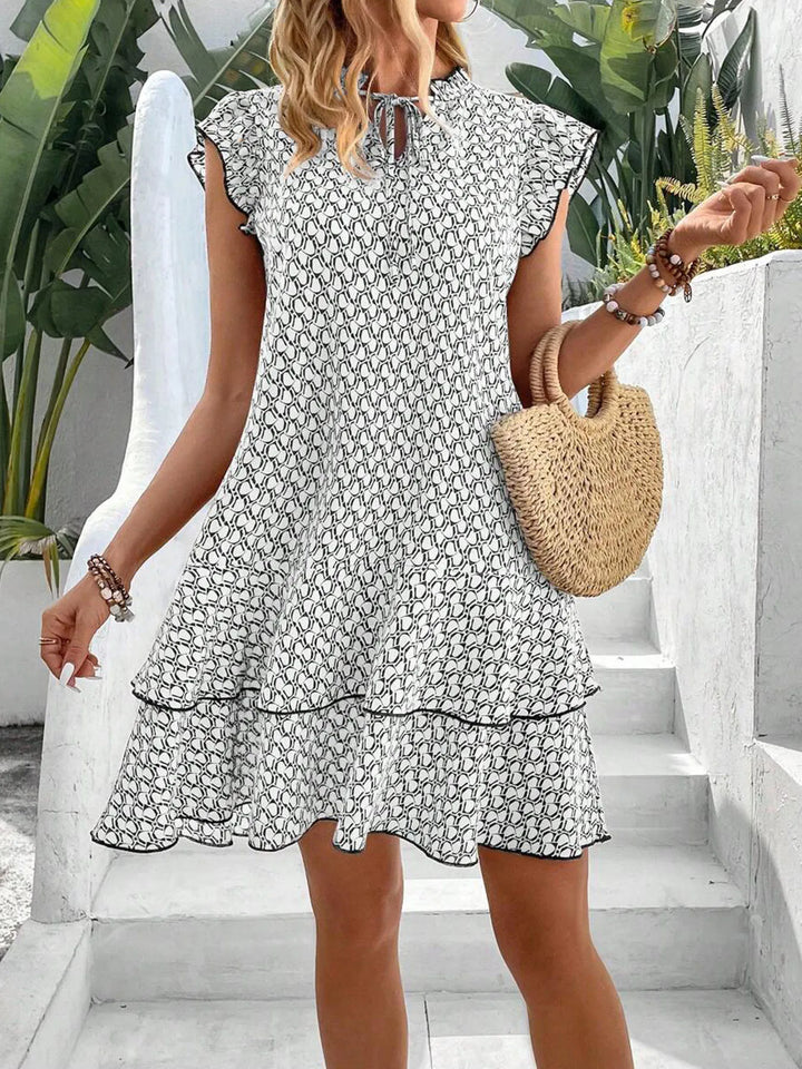 Bonnie | Klassisches Elegantes Minikleid für Damen mit Blumenmuster
