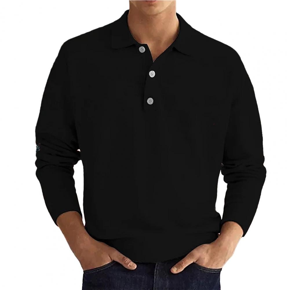 James | Elegantes Herren-Poloshirt mit Langen Ärmeln