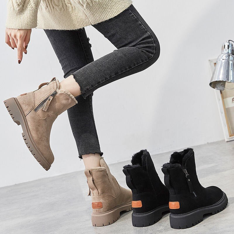 Fedora | Bequeme Stiefelette für Damen mit niedrigem Absatz