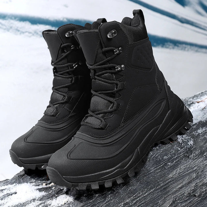 Herren Schneestiefel mit High-Top-Design und Schnürung