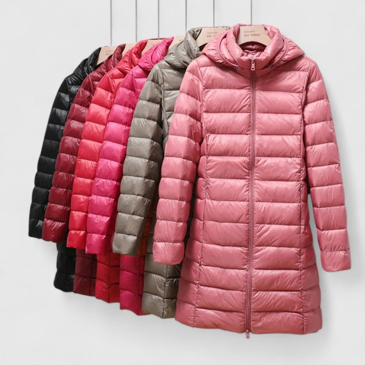 Zhaylianne Elegante Jacke für Damen mit Kapuze und langen Ärmeln