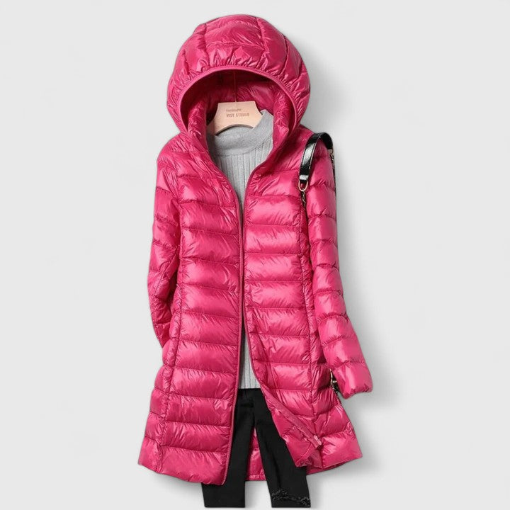 Zhaylianne Elegante Jacke für Damen mit Kapuze und langen Ärmeln
