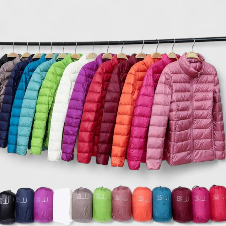Melorynne Elegante Jacke für Damen mit Rundhalsausschnitt und langen Ärmeln