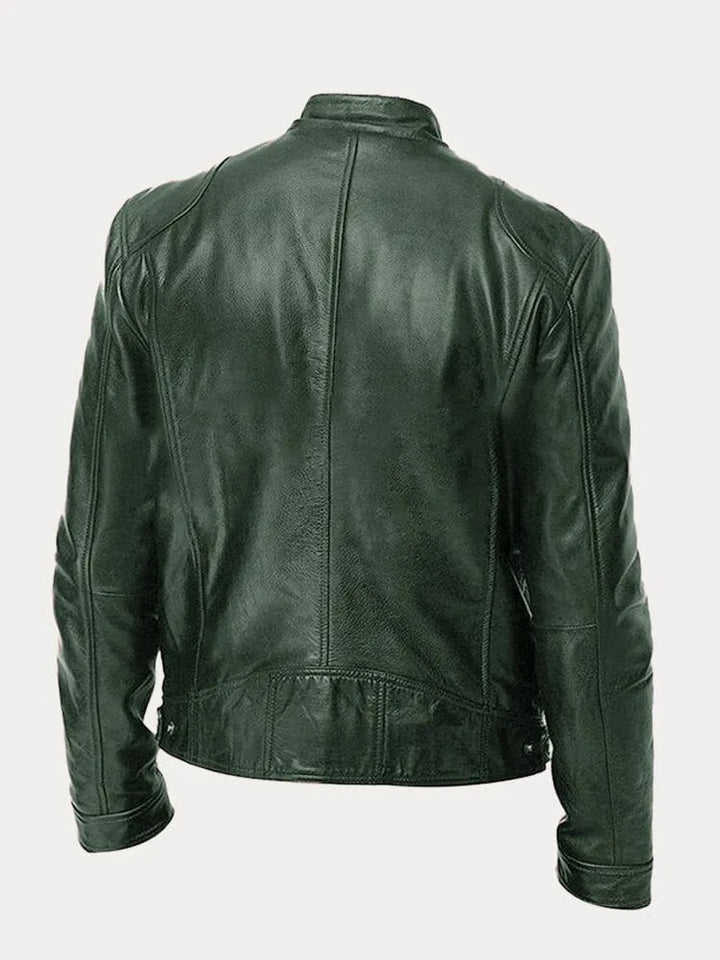 Jacke für Herren mit Rundhalsausschnitt und langen Ärmeln