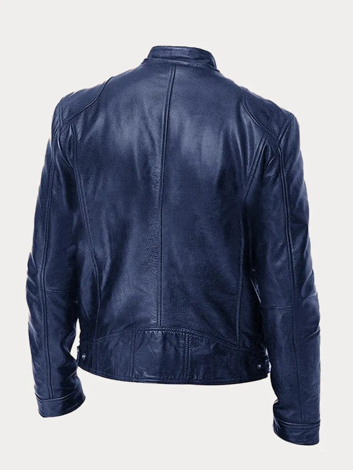 Jacke für Herren mit Rundhalsausschnitt und langen Ärmeln