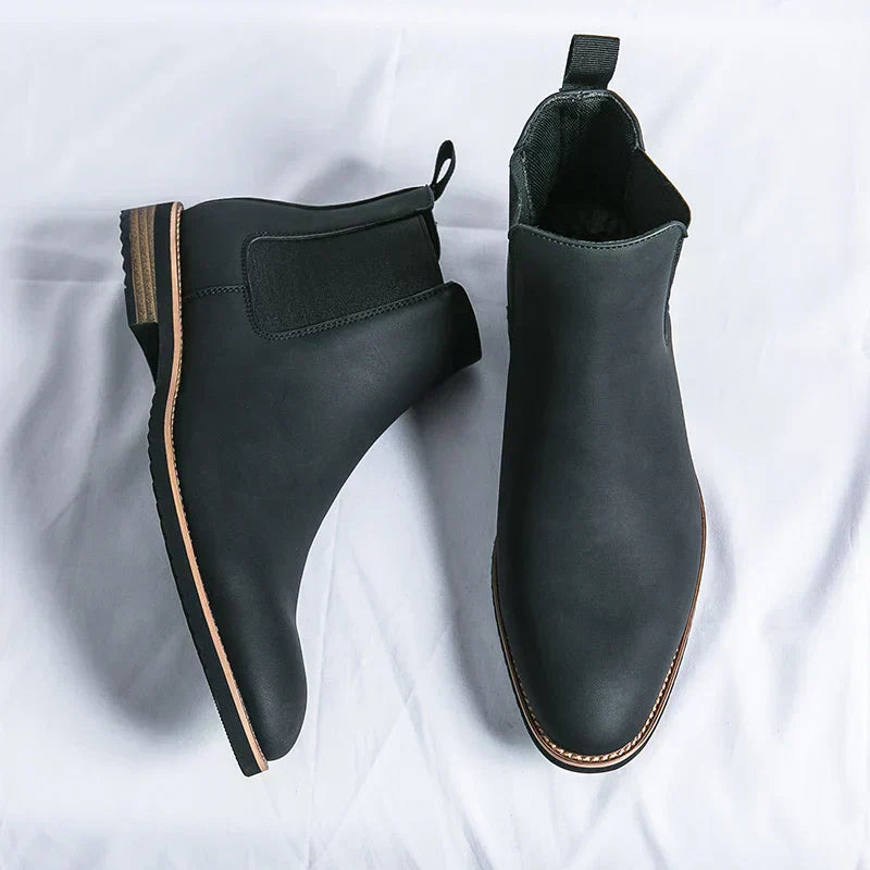 Kayden | Prämie Chelsea-Stiefel für Herren mit flachem Absatz