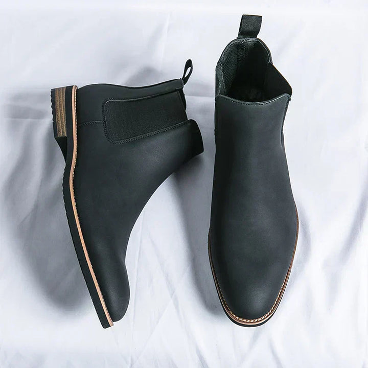 Kayden | Prämie Chelsea-Stiefel für Herren mit flachem Absatz