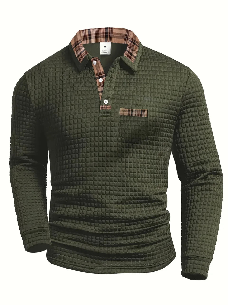 Blake | Gestreiftes Polo-Shirt für Herren mit Streifen und langen Ärmeln
