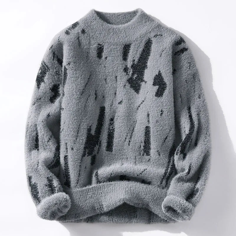 Erik | Designer Strickware für Herren mit Rundhalsausschnitt und langen Ärmeln
