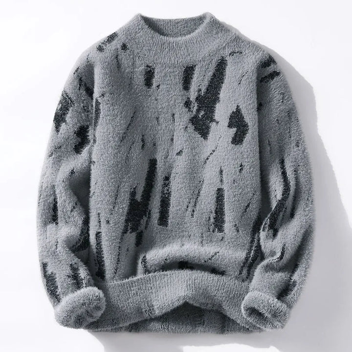 Erik | Designer Strickware für Herren mit Rundhalsausschnitt und langen Ärmeln