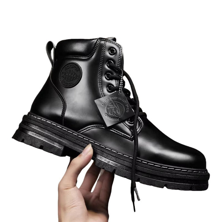 Alexander | Schnürstiefel für Herren mit flachem Absatz