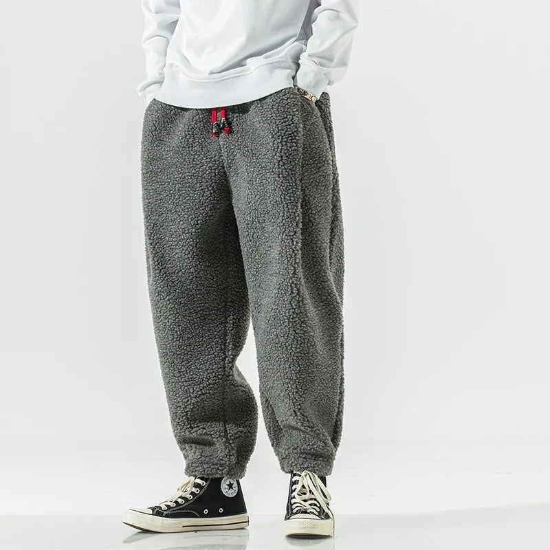 Herren-Jogginghose mit Taschen und Kordelzug