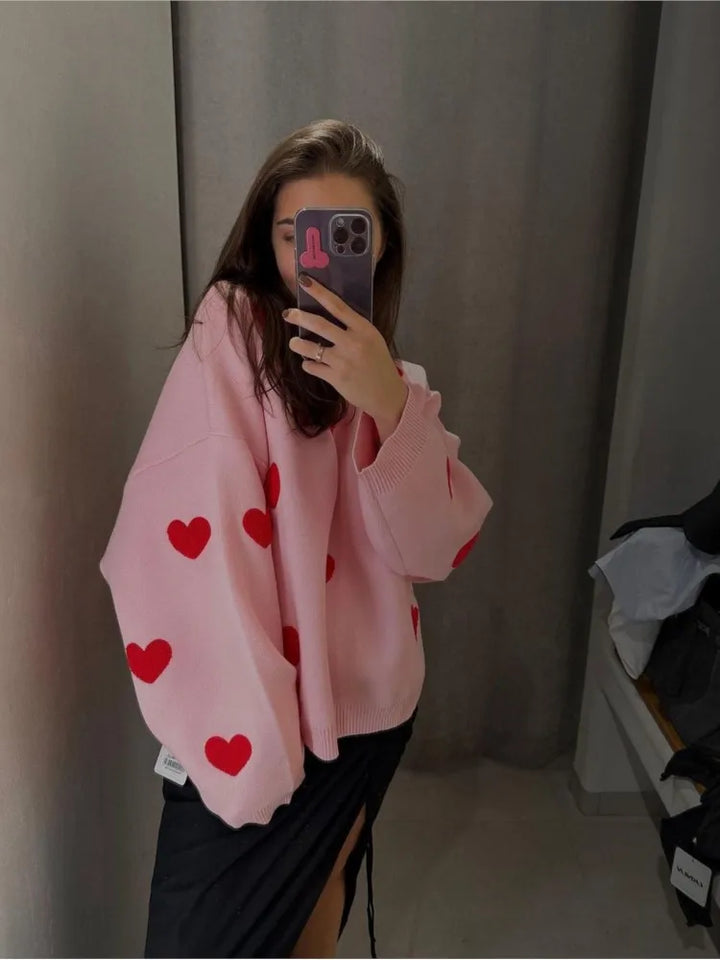 Lena | Weicher Pullover für Damen mit Rundhalsausschnitt und langen Ärmeln