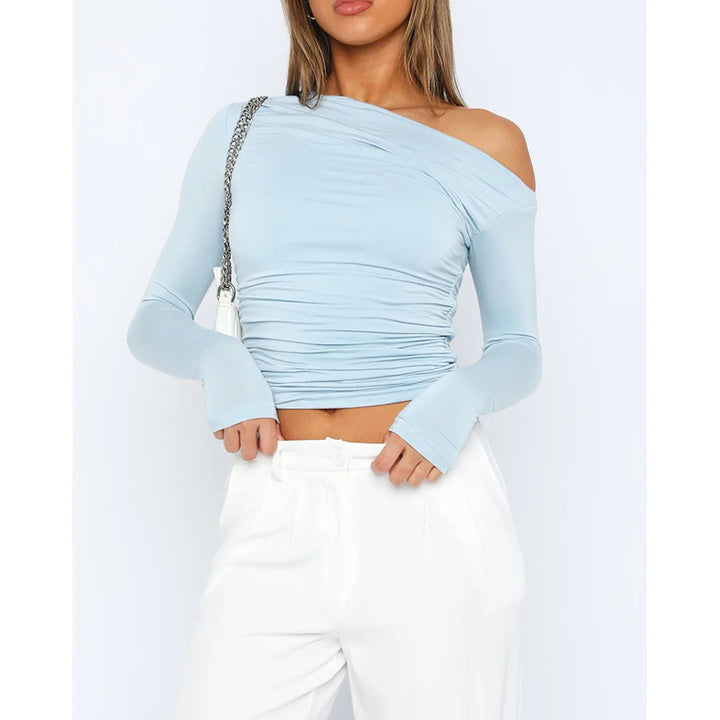 Damen Langarmtop Cropped