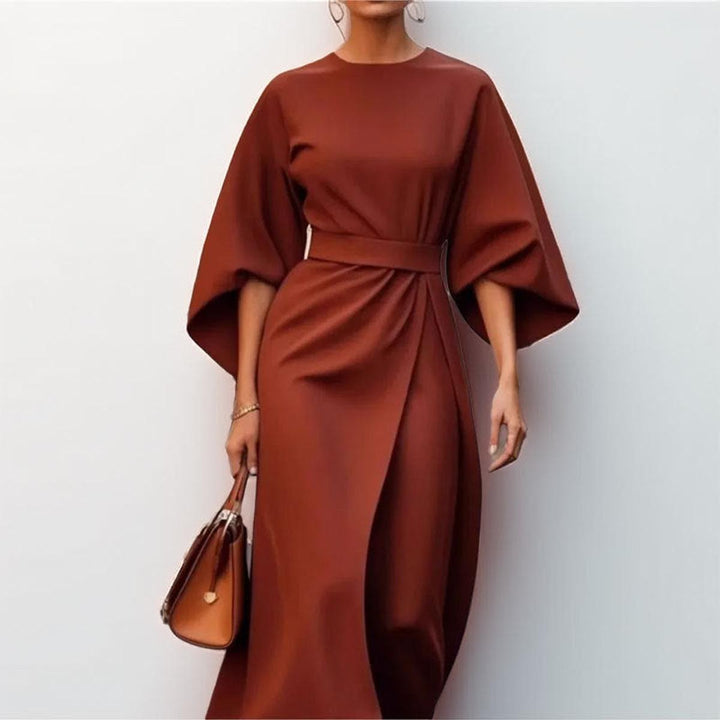 Katarzyna | Maxikleid für Damen mit eleganten Kimono-Ärmeln