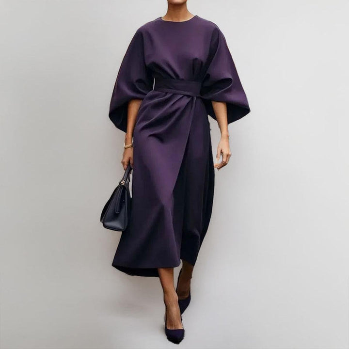 Katarzyna | Maxikleid für Damen mit eleganten Kimono-Ärmeln