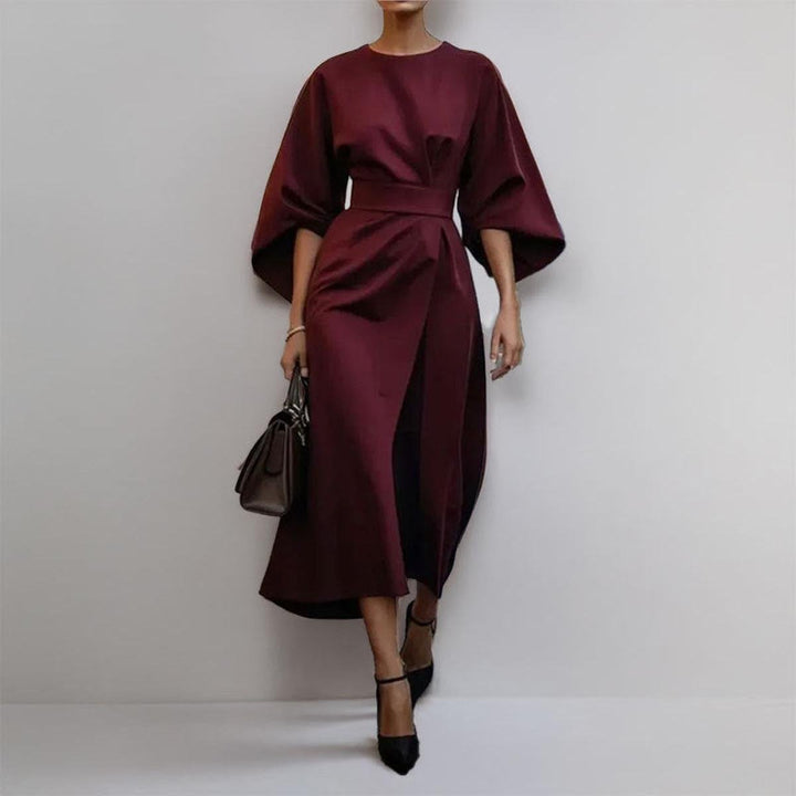 Katarzyna | Maxikleid für Damen mit eleganten Kimono-Ärmeln