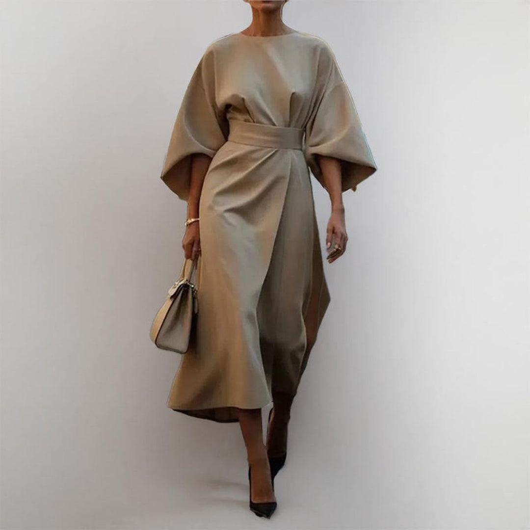 Katarzyna | Maxikleid für Damen mit eleganten Kimono-Ärmeln