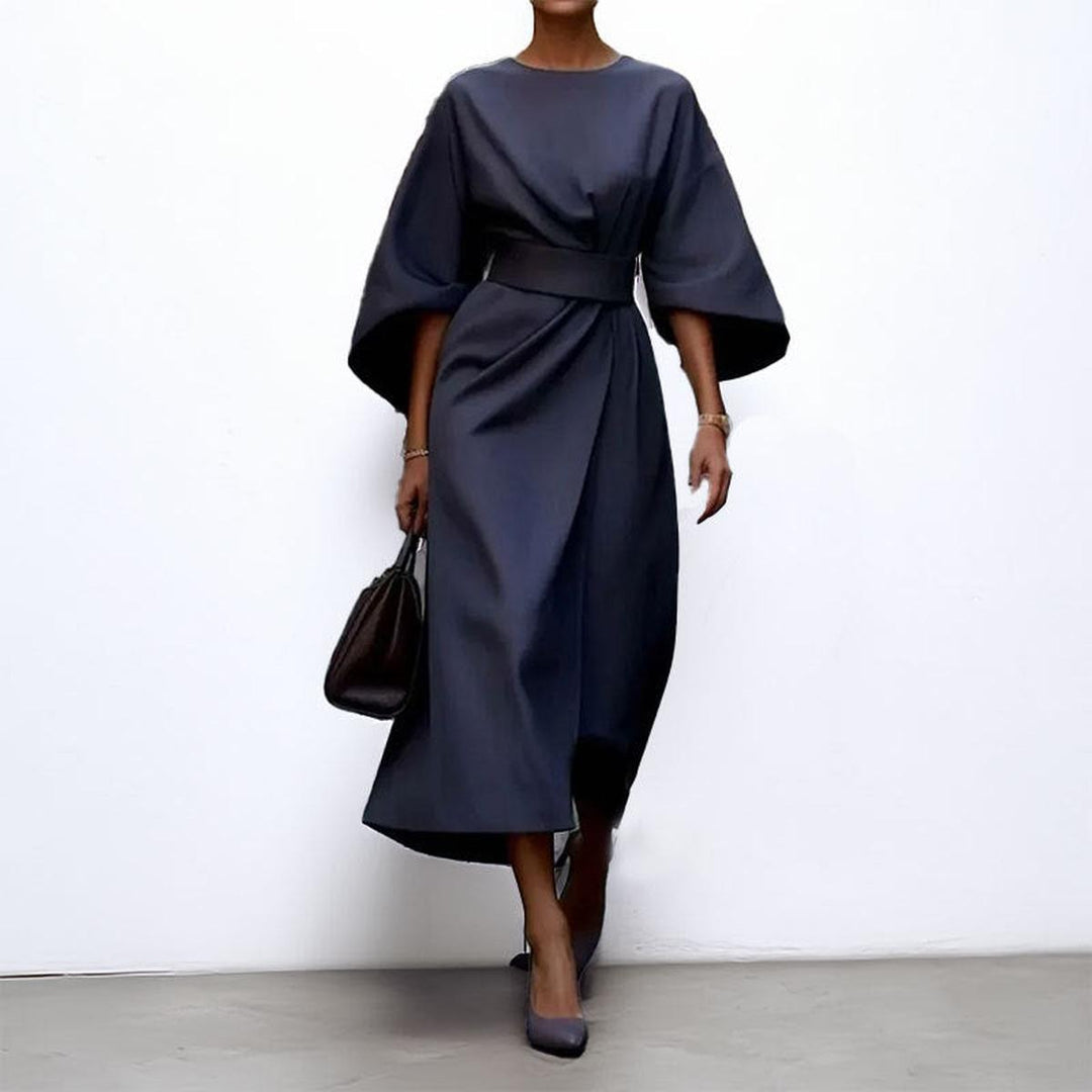 Katarzyna | Maxikleid für Damen mit eleganten Kimono-Ärmeln