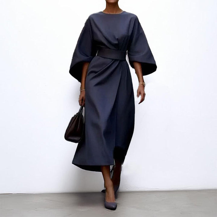 Katarzyna | Maxikleid für Damen mit eleganten Kimono-Ärmeln