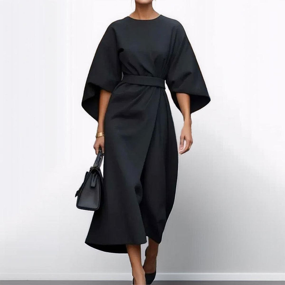 Katarzyna | Maxikleid für Damen mit eleganten Kimono-Ärmeln