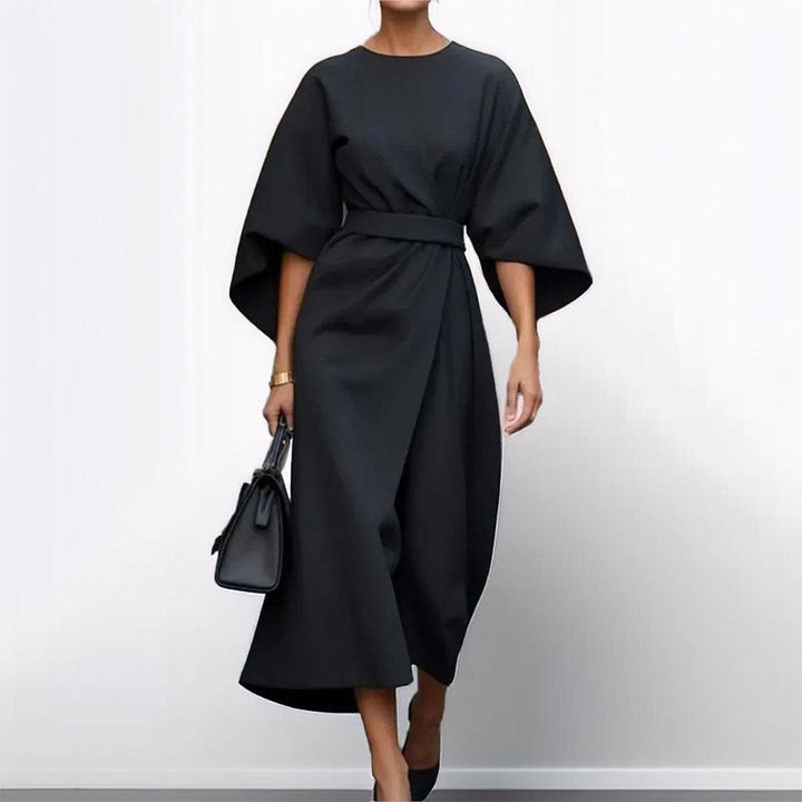Katarzyna | Maxikleid für Damen mit eleganten Kimono-Ärmeln