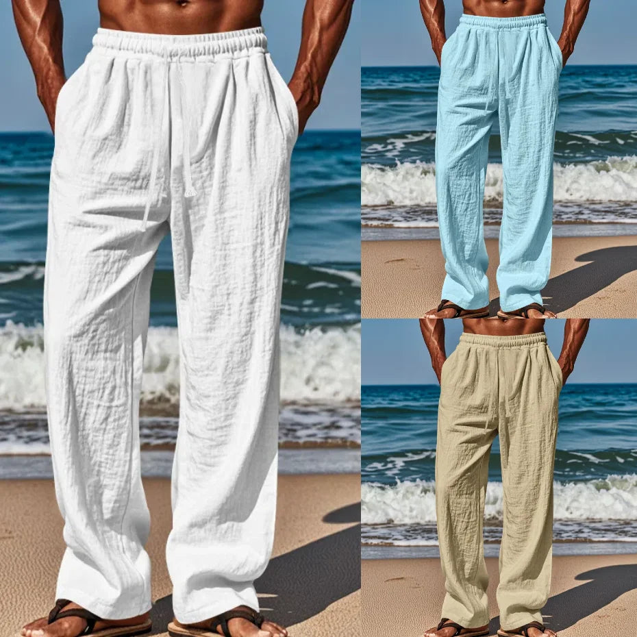Zane | Entspannte Strandhose für Herren mit weiter Passform und mittlerem Bund