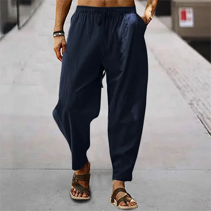 Omar | Zen Drop-Crotch-Hosen für Herren mit mittlerem Bund