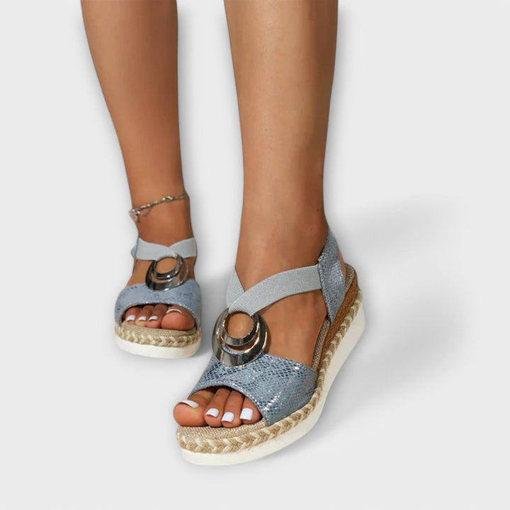 Hermia | Bequeme Sommerschuhe für Damen mit flachem Absatz