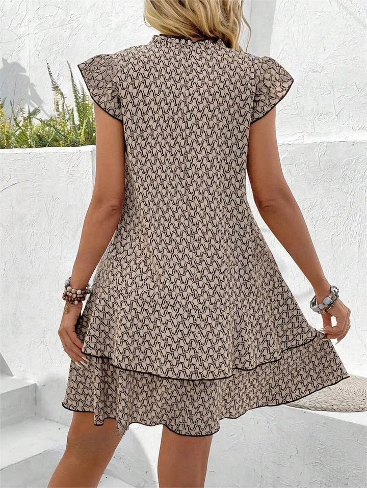 LUCY | Elegantes Kleid mit kurzen Ärmeln