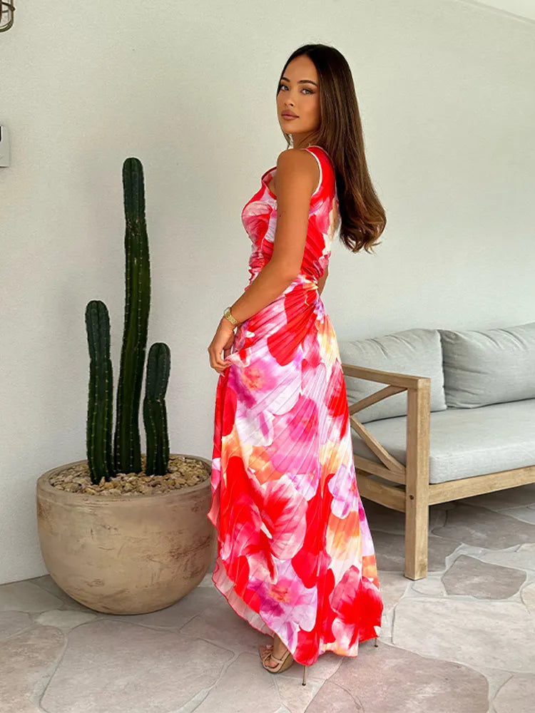 Katie | Plissierte Sommerkleid (Fast ausverkauft) für Damen