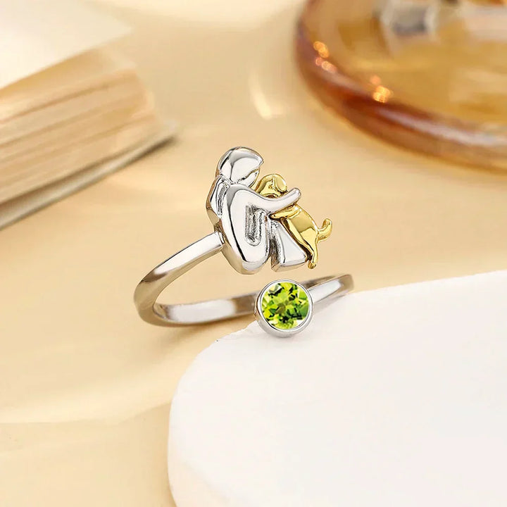Rose | Ring mit Hundemotiv