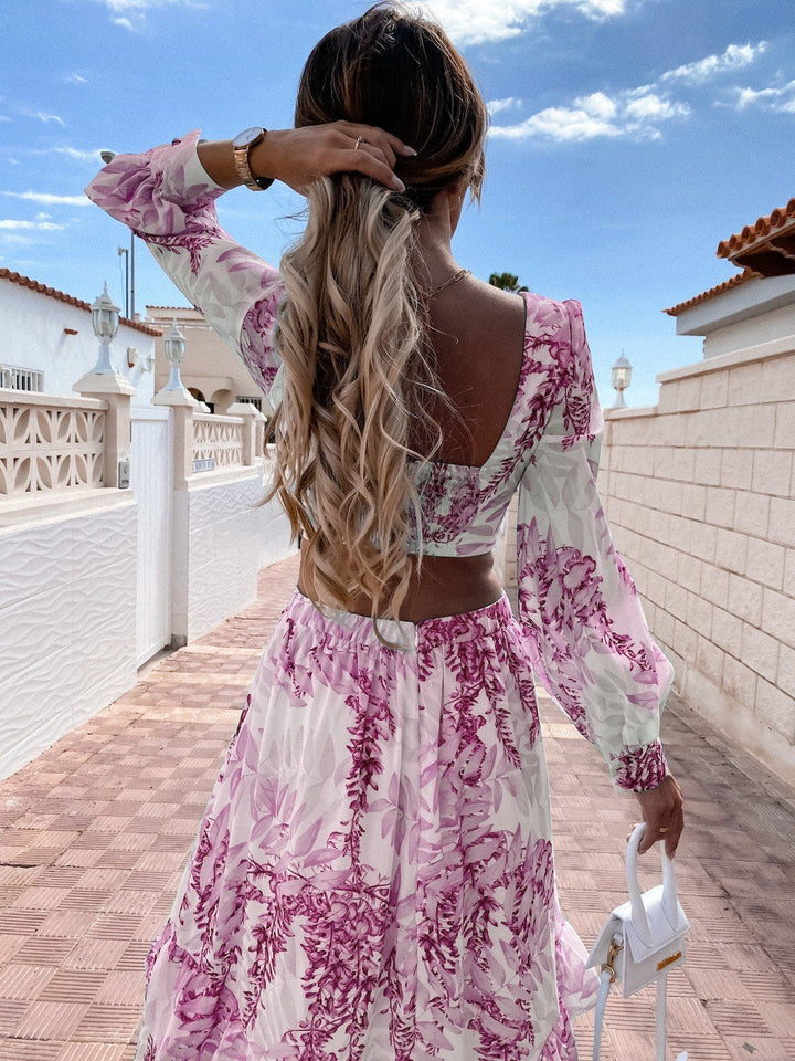 Alazne | Elegantes Maxikleid für Damen mit Raffinierten Ausschnitten
