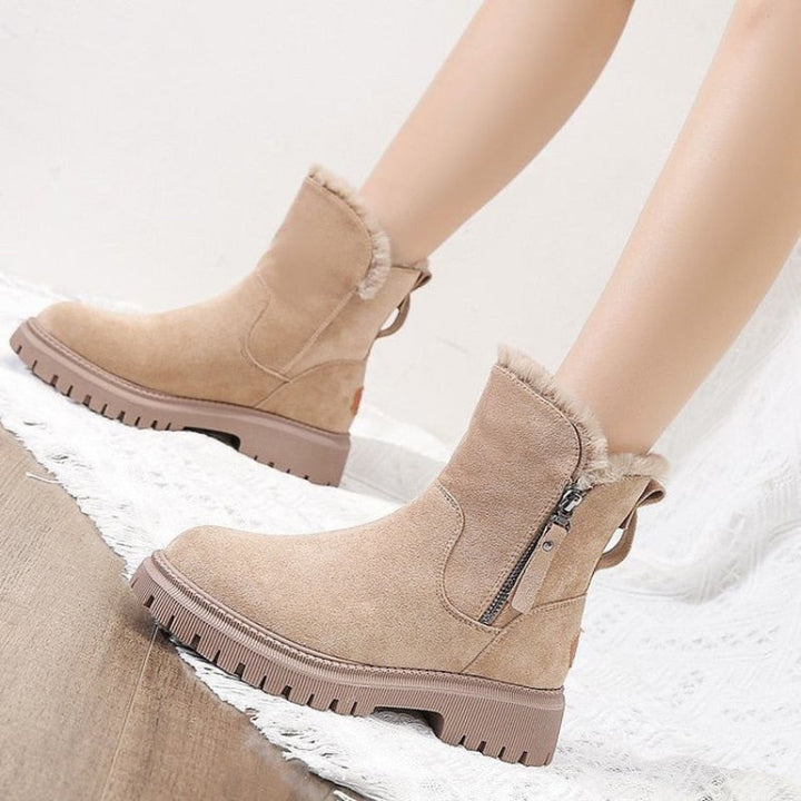 Fedora | Bequeme Stiefelette für Damen mit niedrigem Absatz