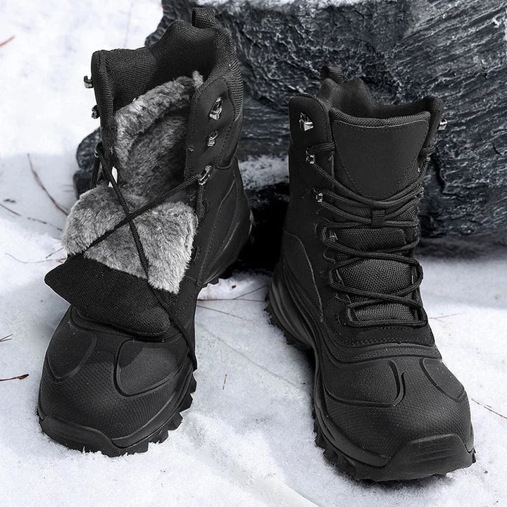 Herren Schneestiefel mit High-Top-Design und Schnürung