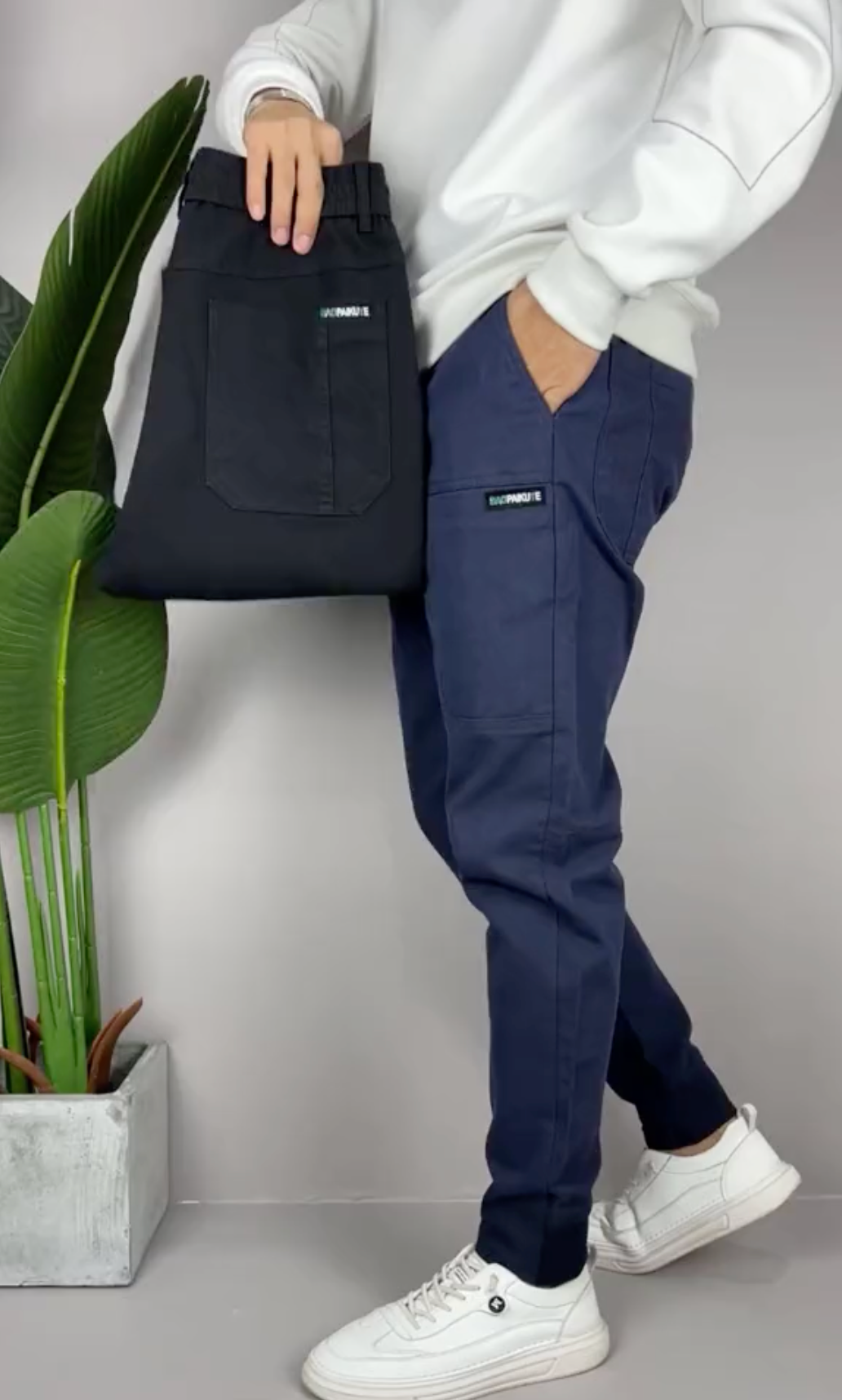 Leonardo | Premium Stretch Cargo-Hose (1+1 GRATIS) für Herren
