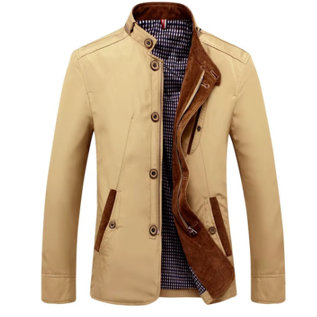 Michele | Winterjacke mit Stehkragen für Herren und langen Ärmeln