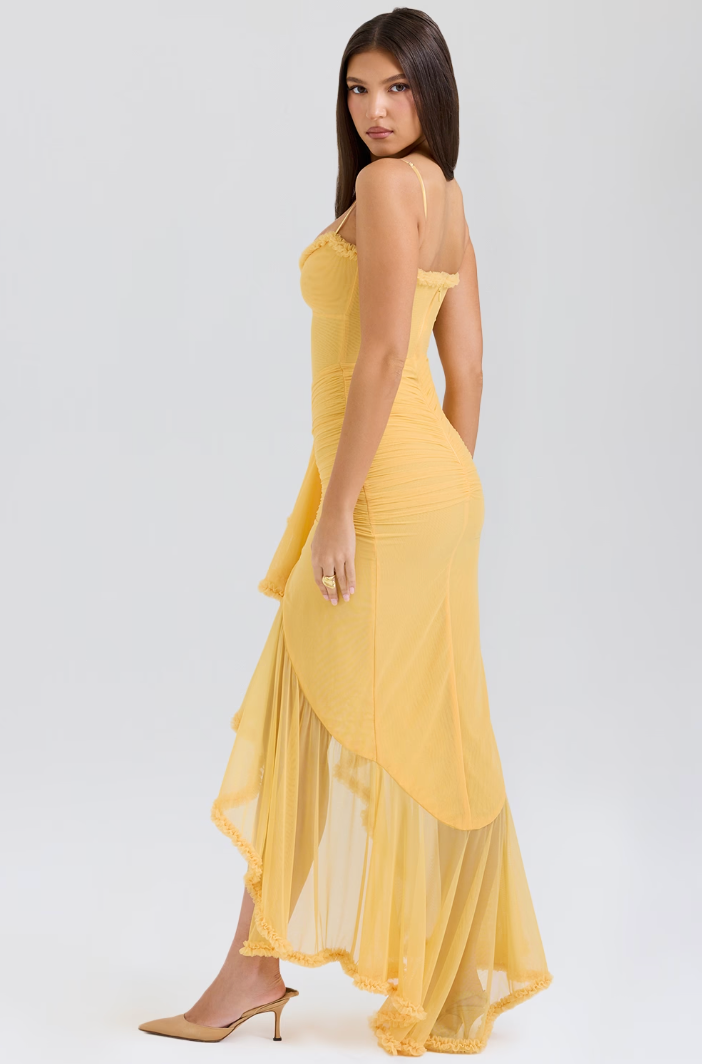 Fauna | Rüschen-Rüschenschwanz-Party-Maxikleid für Damen