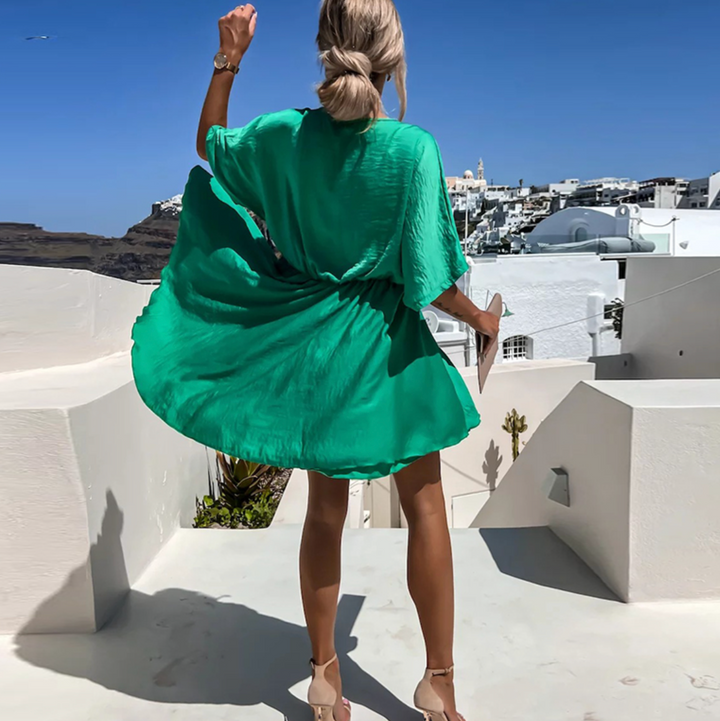 Daisy | Schickes Fließendes Kleid mit langen Ärmeln