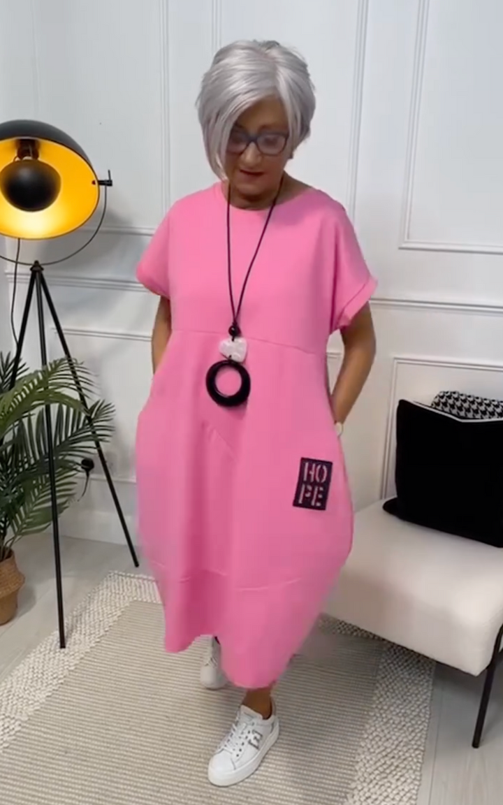 Zuzanna | Luftiges Sommerkleid für Damen mit Rundhalsausschnitt
