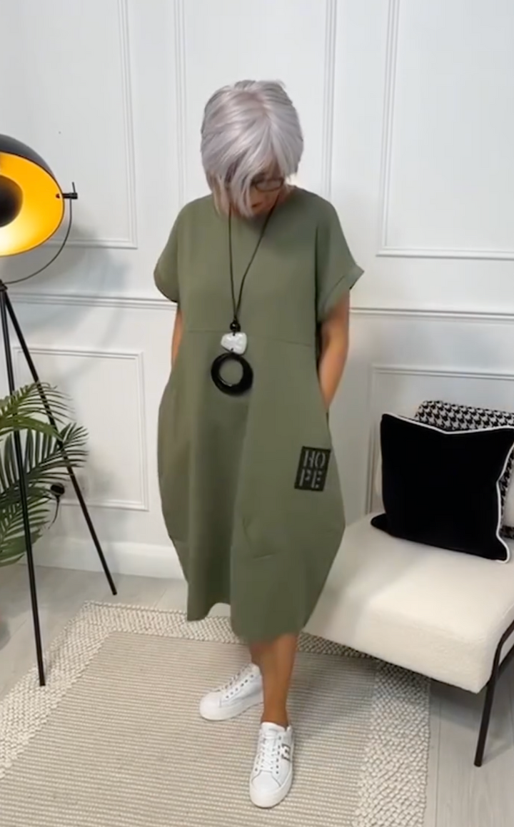 Zuzanna | Luftiges Sommerkleid für Damen mit Rundhalsausschnitt