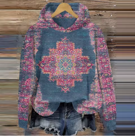 Ivy | Gemütlicher Charme Hoodie für Damen mit Rundhalsausschnitt und langen Ärmeln
