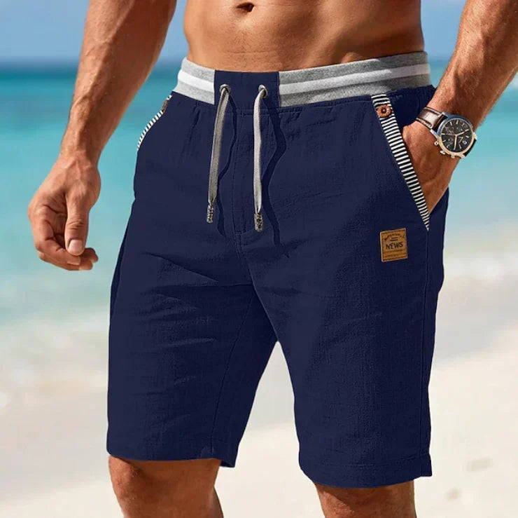 Herren Shorts mit Taschen und Kordelzug