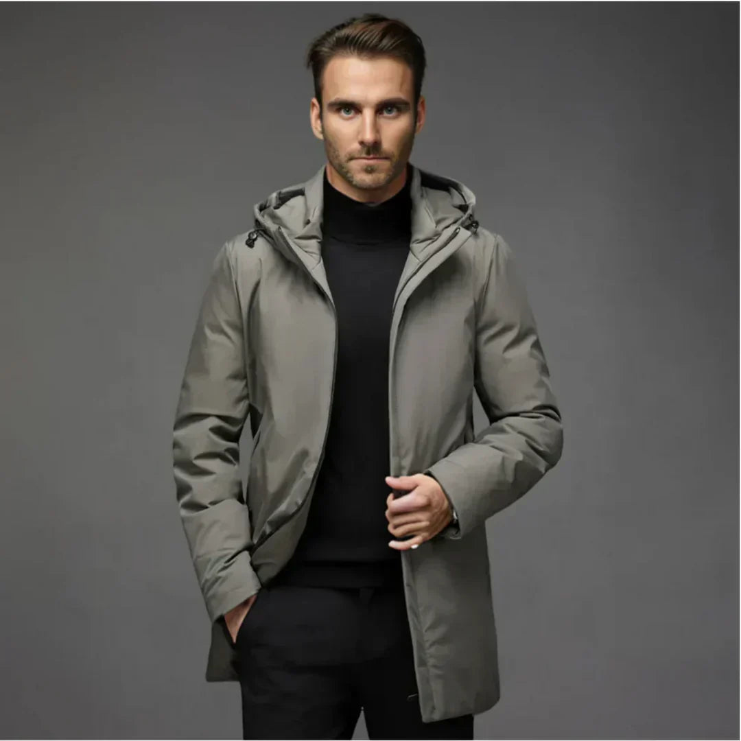 Premium Winterjacke für Herren mit Kapuze und langen Ärmeln