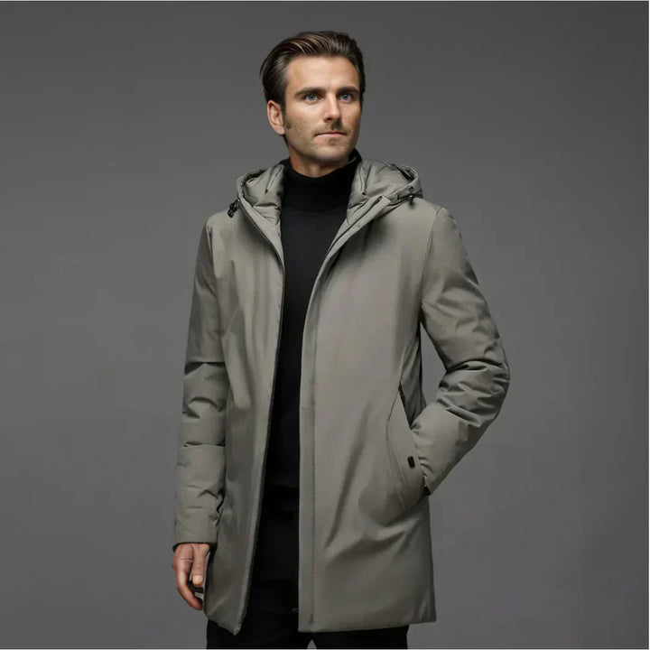 Premium Winterjacke für Herren mit Kapuze und langen Ärmeln