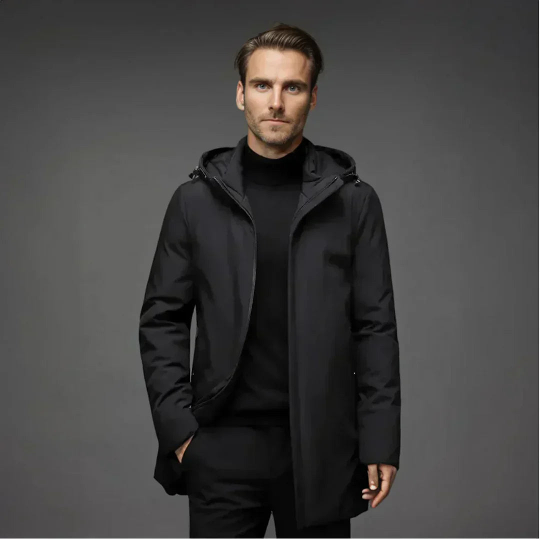 Premium Winterjacke für Herren mit Kapuze und langen Ärmeln
