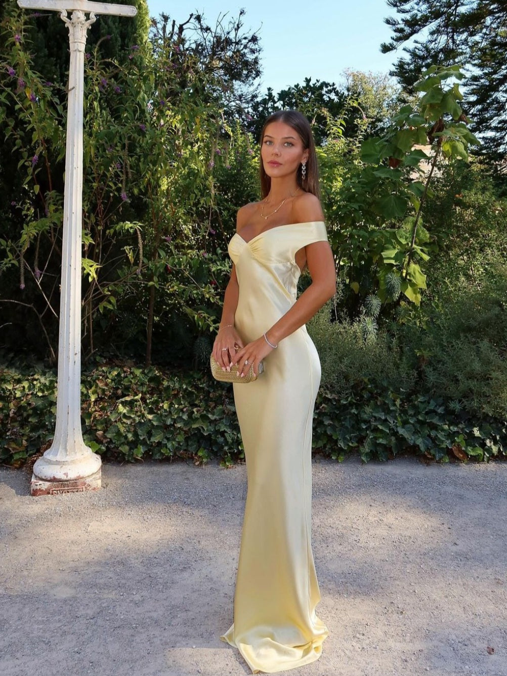 Dove | Strapless Abendkleid für Damen mit schulterfreiem Design